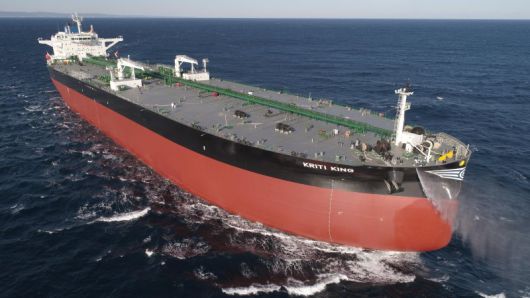 HD현대중공업이 건조한 원유운반선. HD현대 제공