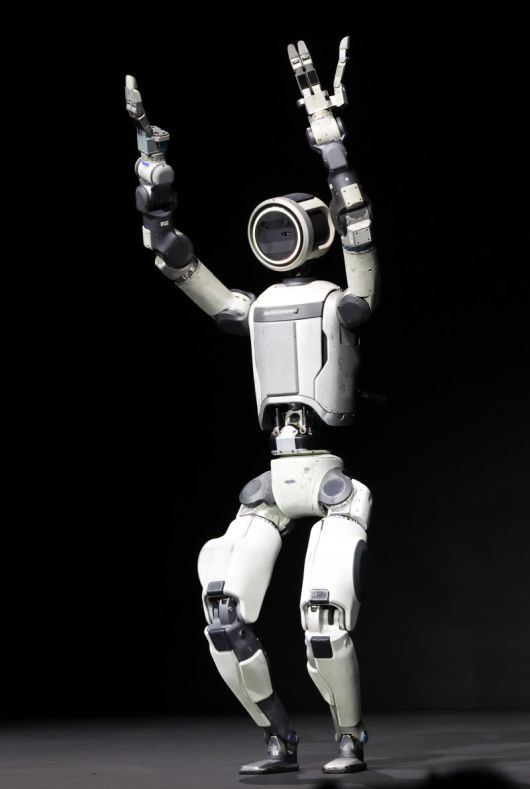 사진은 계 최대 가전·정보기술(IT) 전시회 'CES 2026' 하루 앞두고 미국 네바다주 라스베이거스 만달레이베이에서 열린 현대차그룹 프레스 컨퍼런스에서 공개된 휴머노이드 로봇 아틀라스의 모습. 2025.1.5/연합뉴스