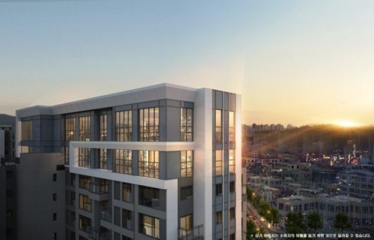 래미안 엘라비네 스카이라운지. 삼성물산 제공