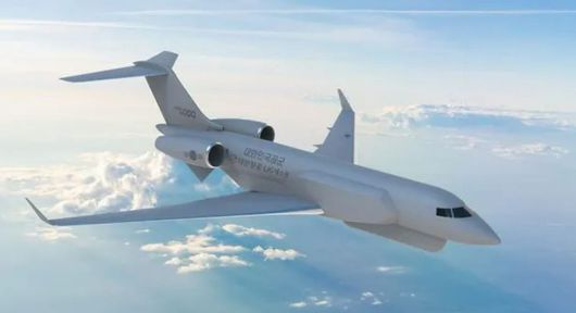 한국형 전자전기는 대한민국이 국내 기술로 개발을 추진 중인 항공기 탑재형 전자전 플랫폼이다. 전자전기 예상도. 대한항공-LIG넥스원 제공