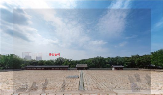 서울시에서 자체적으로 실시한 세운4구역 건축물 높이 실증 시뮬레이션. 서울시 제공