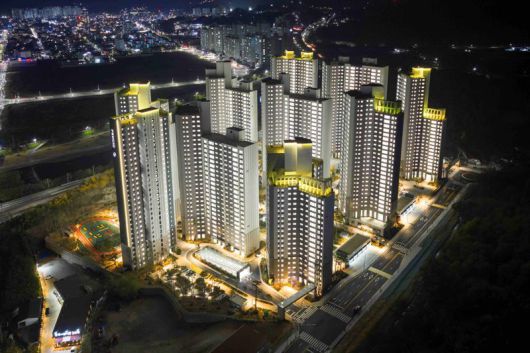 '광양 푸르지오 센터파크' 전경. 대우건설 제공