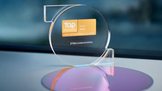 ST마이크로일렉트로닉스가 획득한 글로벌 최고의 직장(Top Employer Global)인증. ST마이크로 제공
