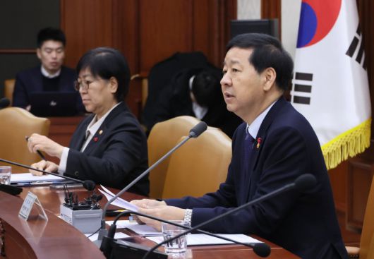 구윤철 부총리 겸 재정경제부 장관이 21일 서울 종로구 정부서울청사에서 열린 경제관계장관회의에서 발언하고 있다. 연합뉴스 제공