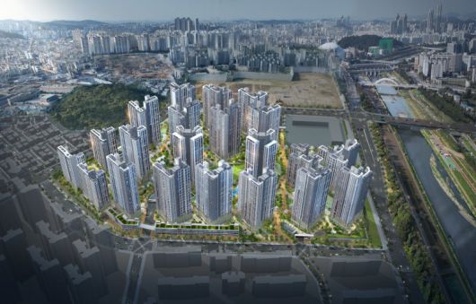 광명 철산자이 더 헤리티지 조감도. GS건설 제공