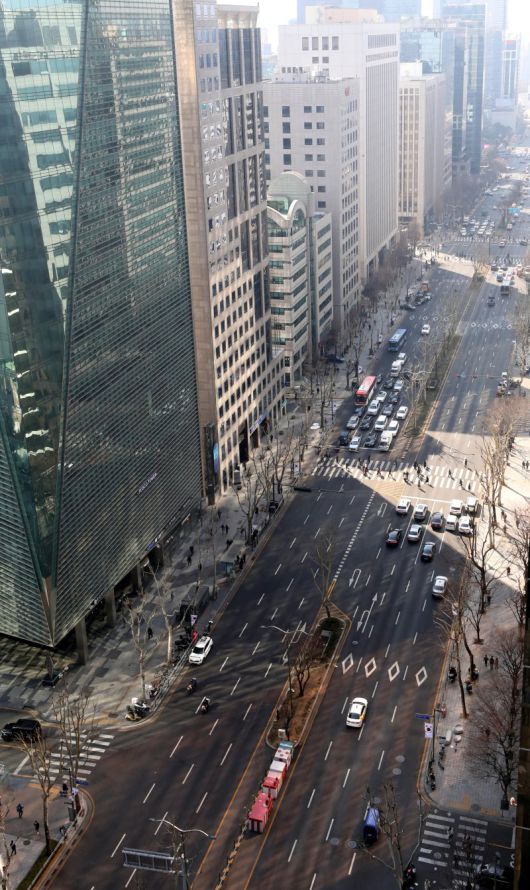 서울 강남구 테헤란로 모습. 사진=뉴시스