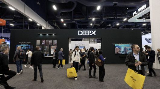 'CES 2026' 딥엑스 부스 외부 전경. 딥엑스 제공