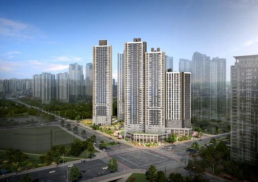 e편한세상 동탄역 어반원 투시도. DL이앤씨 제공