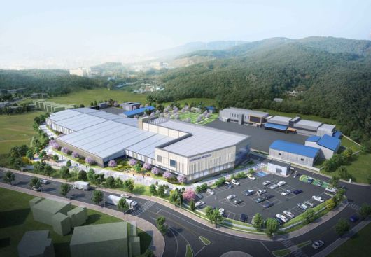 삼성메디슨 홍천공장 증축공사 조감도. 올해 하반기 증축공사가 마무리되면 홍천공장은 글로벌 시장 대응을 위한 핵심 생산거점으로 활용된다. fn뉴스 DB