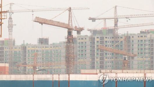 아파트 건설 현장(기사 본문 내용과는 무관). 연합뉴스
