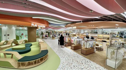 시흥 프리미엄 아울렛 The S Mall 내 유아동 전문관 '키즈 블라썸' 내부. 신세계사이먼 제공