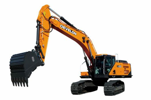 HD건설기계 디벨론 40t급 스마트 굴착기인 DX400. HD건설기계 제공