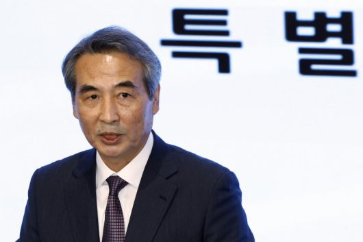 김건희와 명태균·건진법사 관련 국정농단 및 불법 선거 개입 사건 등 진상규명을 위한 특별검사팀 민중기 특별검사. 뉴스1