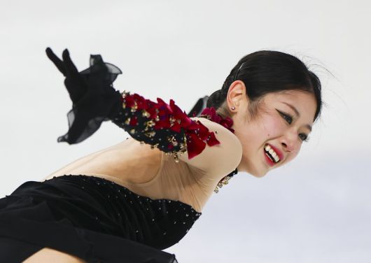 피겨 스케이팅 이해인(고려대)이 30일 서울 양천구 목동 아이스링크에서 열린 2025 KB금융 전국남녀 피겨스케이팅 회장배 랭킹대회에서 여자 시니어부문 프리스케이팅 연기를 선보이고 있다.뉴스1