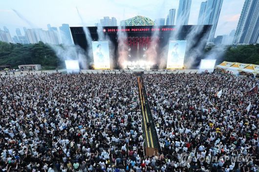 지난해 열린 인천펜타포트뮤직페스티벌. 사진=연합뉴스