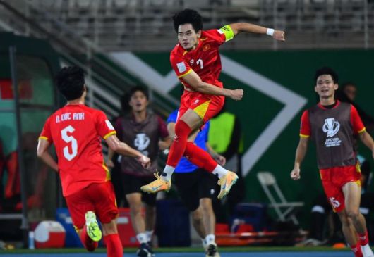 U-23 아시안컵 한국 vs 베트남 경기장면.AFC 제공