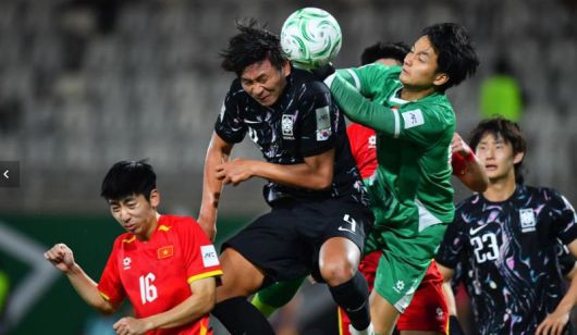 U-23 아시안컵 한국 vs 베트남 경기장면.AFC 제공