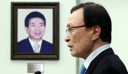 이해찬 민주평화통일자문회의 수석부의장이 지난 2019년 1월 13일 서울 여의도 국회에서 신년기자회견을 하는 모습. 뉴스1