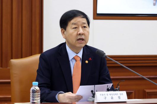 구윤철 부총리 겸 재정경제부 장관이 26일 서울 종로구 정부서울청사에서 열린 대외경제장관회의에서 발언하고 있다. 사진=서동일 기자