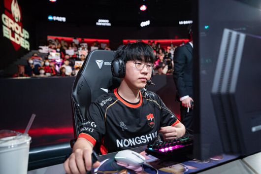 - 우리은행 골드킹에 선정된 농심 레드포스 ‘지우’ 정지우