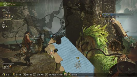 - 구역16 내부 유적 시작 위치