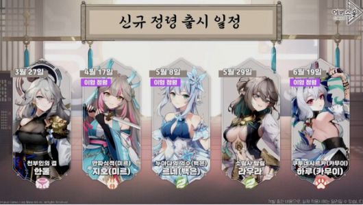 - 한울과 라우라 외에는 이형 정령들로 구성됐다