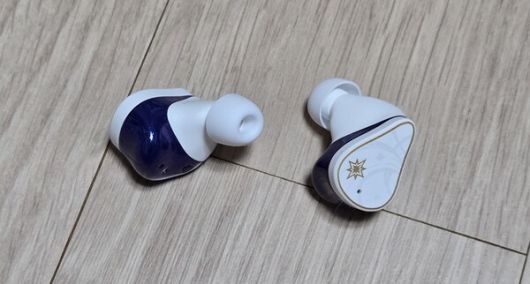 - 독특하게 생긴 이어폰 모양