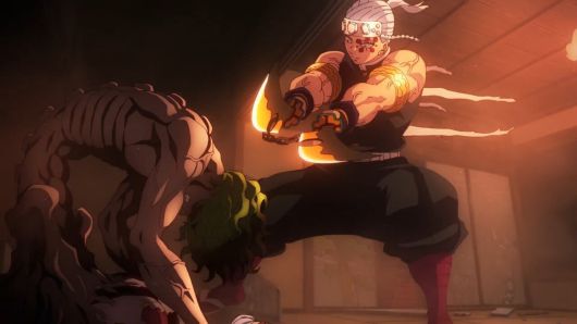 - 불길함을 직감한 텐겐이 빠르게 돌진하지만...