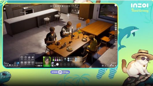 - 드디어 한 상에서 밥을 같이 먹을 수 있다