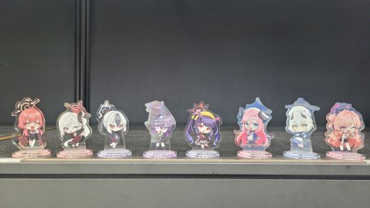 SD 아크릴 스탠드가 잘 뽑혔다(현장=정준혁 객원기자)