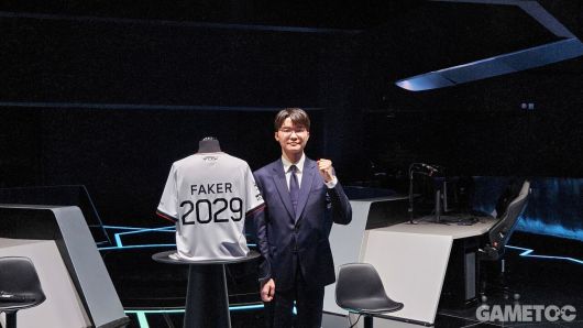 페이커는 2029년까지 T1 소속으로 함께한다 (사진=김영찬 기자)