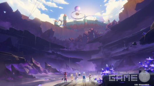 불의 여신 덕분에 다시 나타를 보게 된 일행들. 원신 /게임와이 촬영