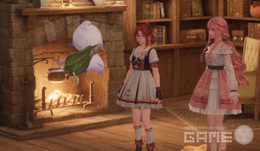 ▲도착한 곳은 노노이의 집이다. 인피니티 니키 /게임와이 촬영