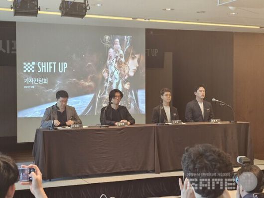 63빌딩에서 진행된 시프트업 기업 설명회 /게임와이 촬영