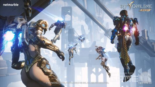 비행 액션 / RF온라인 넥스트 쇼케이스 갈무리