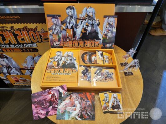 매장에서는 특별 굿즈를 바로 구매할 수 있었다 / 게임와이 촬영