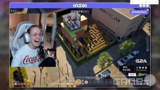 집을 미로처럼 만들어버린 크리에이터. 인조이 /크래프톤