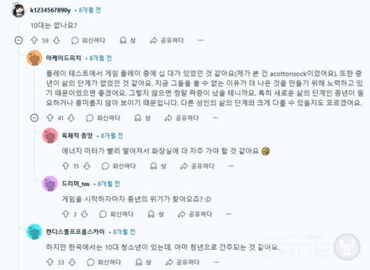 레딧을 뜨겁게 달구고 있는 나이와 관련 게시물