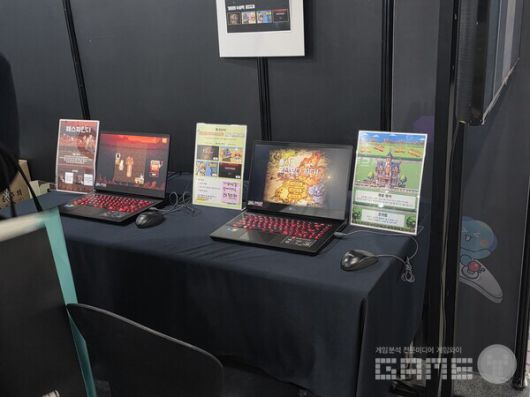 패스 파인더. 용사, 포션보다 싸다 등의 작품이 보인다. 게임마당 /게임와이 촬영