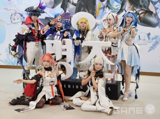 대규모 행사인만큼 명조 코스어들도 대거 방문했다 / 게임와이 촬영