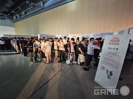 액티비티 존의 경우 미니게임마다 대기열이 많은 편이었다 / 게임와이 촬영