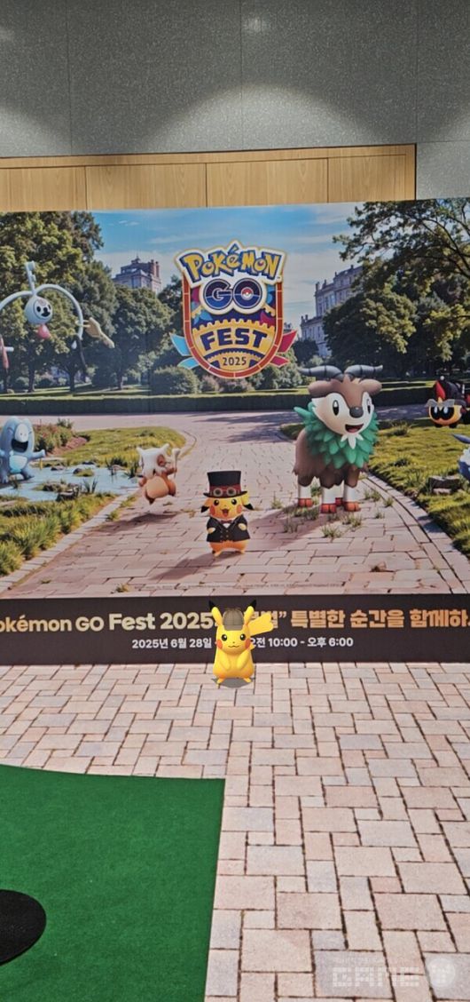 여의도 더현대 포켓몬고 팝업스토어 현장 / 게임와이 촬영