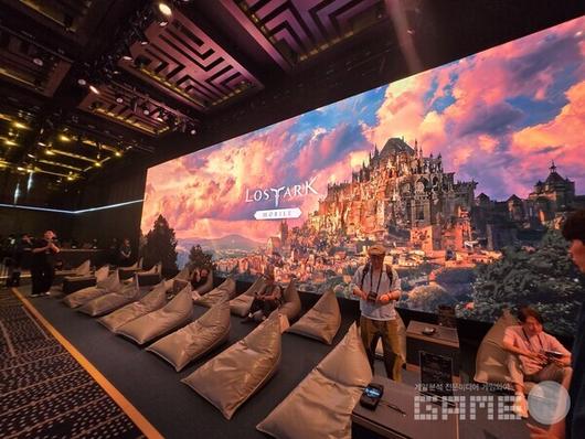 로스트아크 비전프리뷰 시연 현장 / 게임와이 촬영