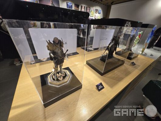 로스트아크 미디어아트 전시회 '빛의 여정' 현장 / 게임와이 촬영