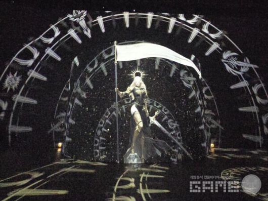 로스트아크 미디어아트 전시회 '빛의 여정' 현장 / 게임와이 촬영