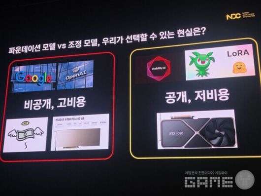 메이플스토리 월드 이미지 생성 AI R&D, 내 딸을 메이플 캐릭터로? NDC /게임와이 촬영