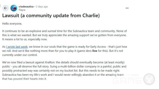 찰리 클리블랜드의 소송 관련 입장문 / 레딧