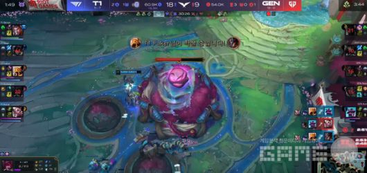 T1-젠지 경기 갈무리 /T1