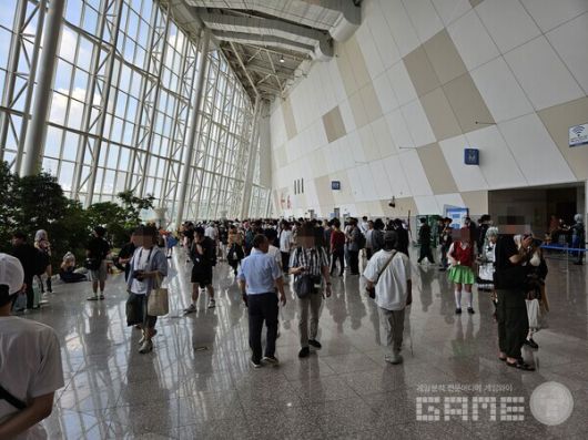 원더페스티벌이 사실상 1년 연기된 행사였던만큼 1일차에는 많은 이용자들이 방문했다 / 게임와이 촬영