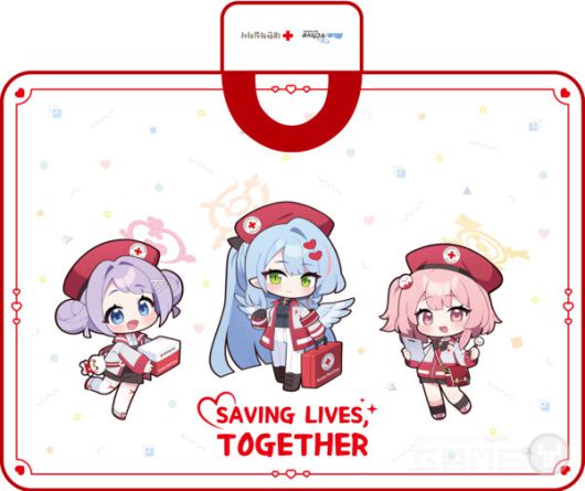 재난구호 특별 굿즈 '구호기사단 손잡이 담요'